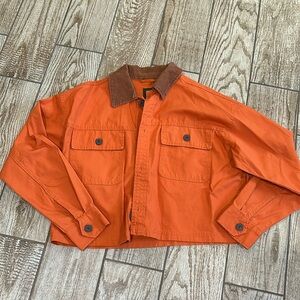 Orange Jean jacket